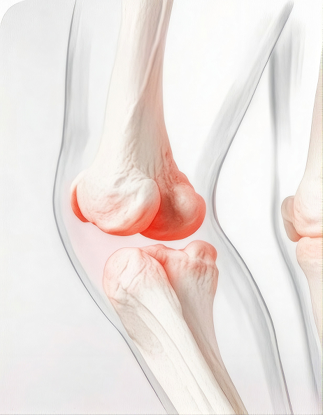Knee joint illustration