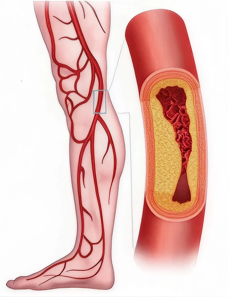 Peripheral artery illustration